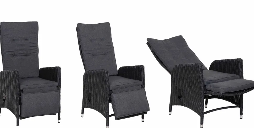 Palma polyrottinki recliner tuolit ja pöytä