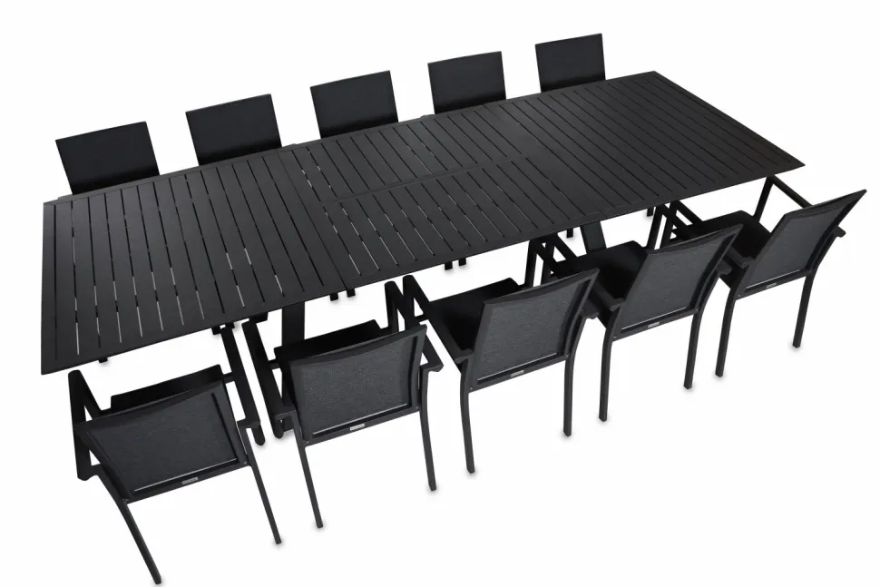 QUATTRO JATKETTAVA 300/200X110CM CM PUUTARHAPÖYTÄ