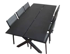 RANCHO ARTWOOD PÖYTÄ 220X100 CM + CANTINA TUOLIT