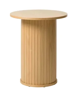 RIBBON PYÖREÄ LUONNONVÄRI TAMMI SIVUPÖYTÄ 50 CM