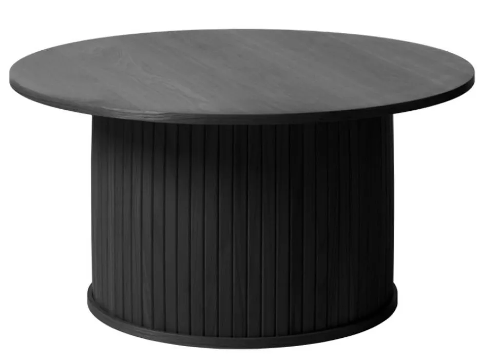 Ribbon pyöreä tammi sohvapöytä luonnonväri