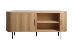 Ribbon senkki liukuovilla 180 cm luonnonväri tammi
