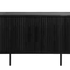 Ribbon tv-taso liukuovilla 180 cm musta tammi