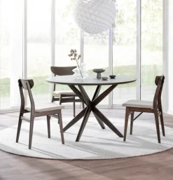 ROWICO CALVERTON PYÖREÄ RUOKAPÖYTÄ 120 CM
