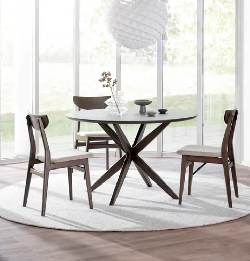 ROWICO CALVERTON PYÖREÄ RUOKAPÖYTÄ 120 CM