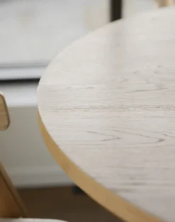 ROWICO GLENSIDE PYÖREÄ JATKETTAVA TAMMIPÖYTÄ