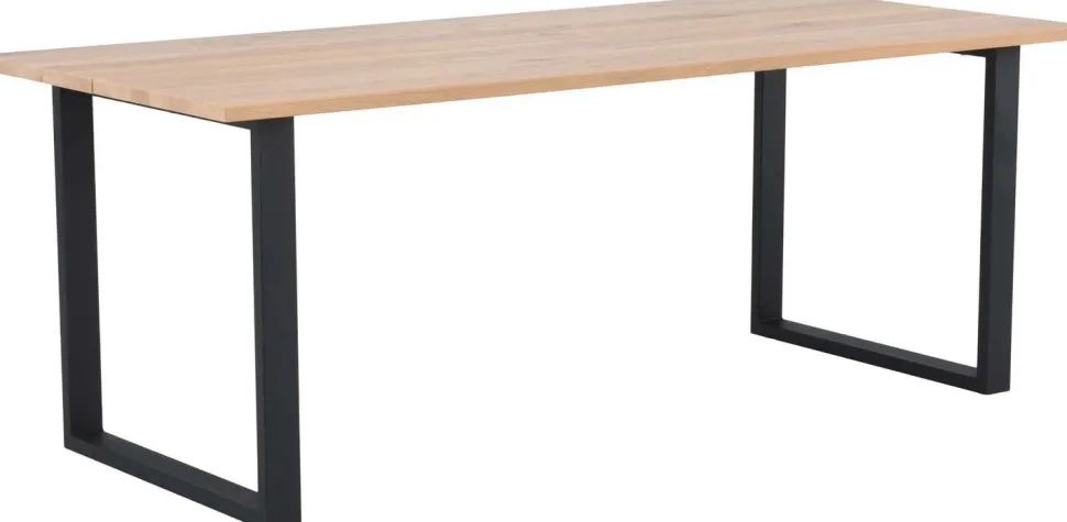 RUSTIK 200 CM TAMMIPÖYTÄ + 6 ARMI PINNATUOLIA