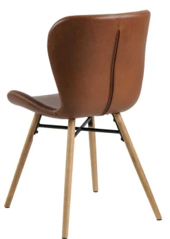 SANTIAGO PYÖREÄ 120 CM DESIGN RUOKAPÖYTÄ LASIKANNELLA + 4 OREGON TUOLIA PU-NAHKALLA VERHOILTUNA