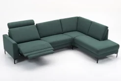 SKANDIA 2612 RECLINER KULMADIVAANI 248x210 CM KANGASVERHOILULLA SÄHKÖISELLÄ MEKANISMILLA JA NISKATUELLA