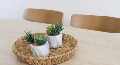 Travertine ruokapöytä keramiikkakannella