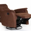 Trendi recliner tuoli ruskea