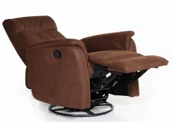 Trendi recliner tuoli ruskea