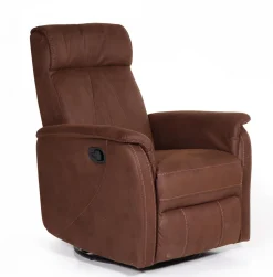 Trendi recliner tuoli ruskea