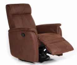 Trendi recliner tuoli ruskea
