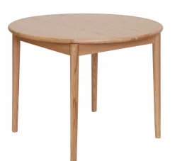 TROYES PYÖREÄ JATKETTAVA TAMMIPÖYTÄ 100+32 CM