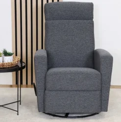 Unico Aida recliner tuoli land tummaharmaa