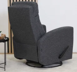 Unico Aida recliner tuoli land tummaharmaa
