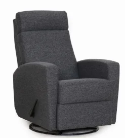 Unico Aida recliner tuoli land tummaharmaa