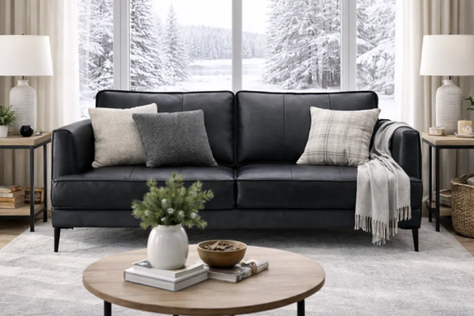 WALKER 3 ISTUTTAVA NAHKASOHVA MUSTA